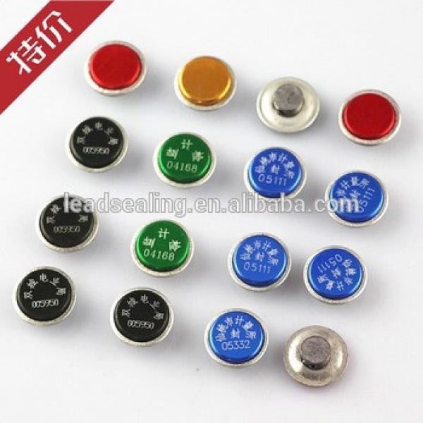 SL-01B 15*7mm Small Water/Electric Meter Seal Lead Seal Anti-theft Seal 5 color Aluminum #1 image